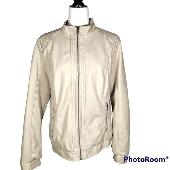 YMI Faux Leather Jacket - Picture 1 of 15